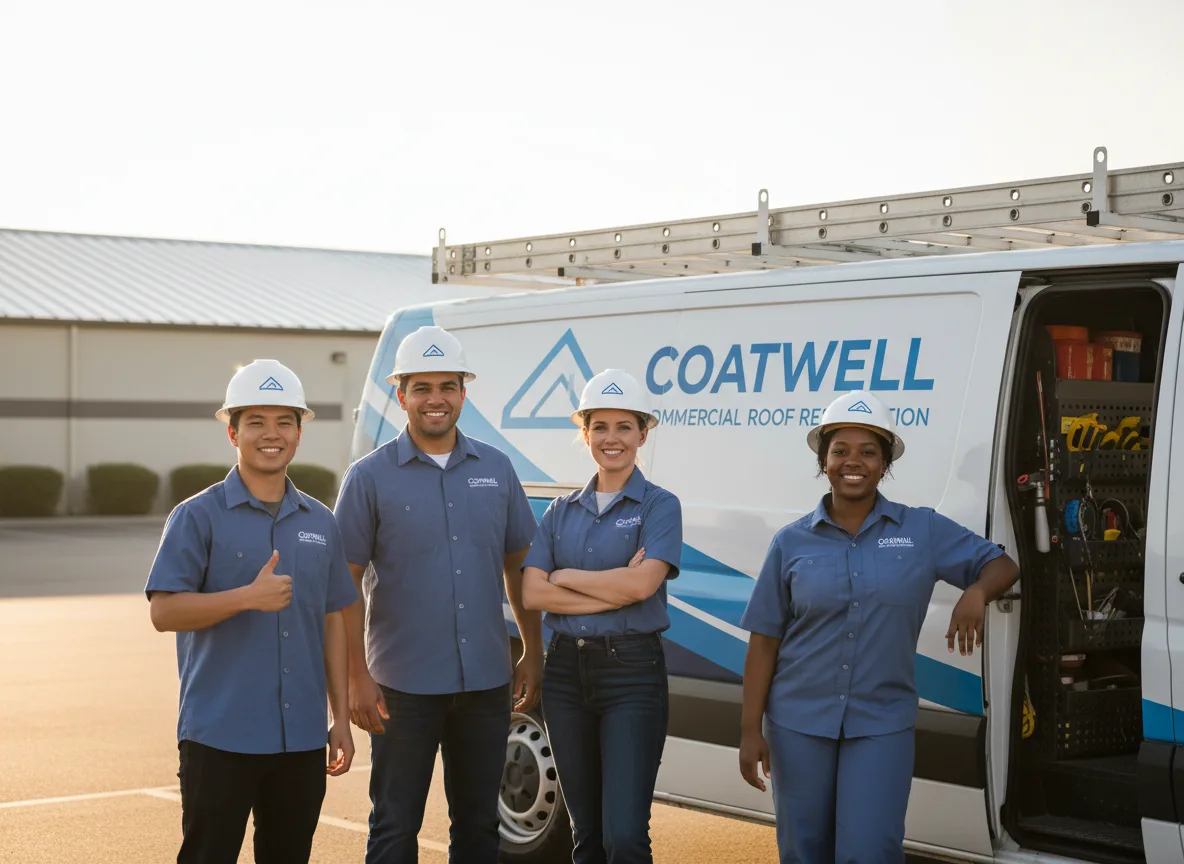 Commercial roof coating company in Plainfield, MA